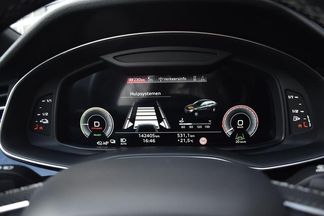 Audi Q8 55 TFSI e Quattro Pro Line S | ACC | RS-Seats | Head-Up | B&O | Softclose | 22'' Velgen | Stuurverwarming | Matrix | Nachtzicht |