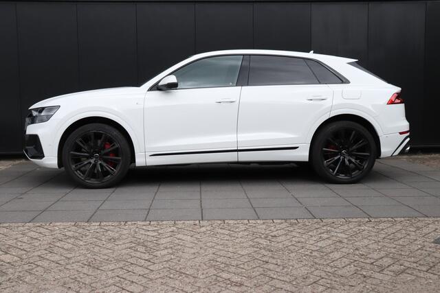 Audi Q8 55 TFSI | 3X S-LINE | B&O | PANO | LUCHTVERING | HEAD-UP | STOELVERK. | 360° CAMERA | CRUISE | NAVI |