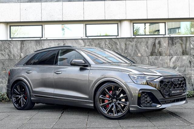 Audi Q8 60 TFSI e quattro Pro Line S Competition Audi Exclusive Cognac|B&O Advanced|4W-sturing|Massage|Trekhaak|Carbon|