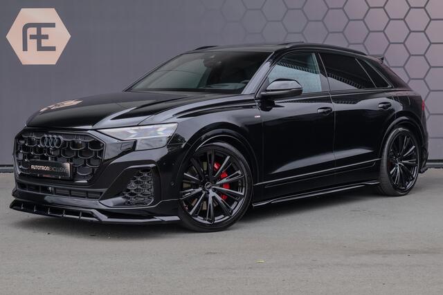 Audi Q8 60 TFSI e quattro Pro Line S Competition 490 PK| ACHTERAS BESTURING | RS-ZETELS MET STOELVERWARMING & VERKOELING | MASSAGE | ADAPTIVE | TREKHAAK | SFEERVERLICHTING | RED STITCHING |