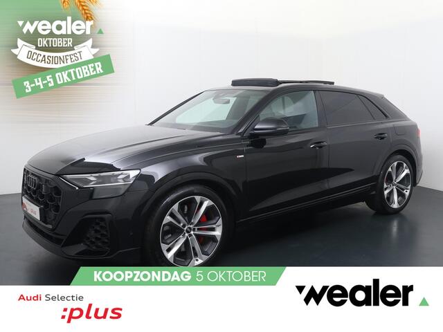 Audi Q8 60 TFSI e quattro Pro Line S Competition | 490 PK | SoH 100% | Panoramadak | Vierwielbesturing | Head-Up display | Trekhaak | 22" velgen | HD Matrix LED koplampen | Verlengde fabrieksgarantie |