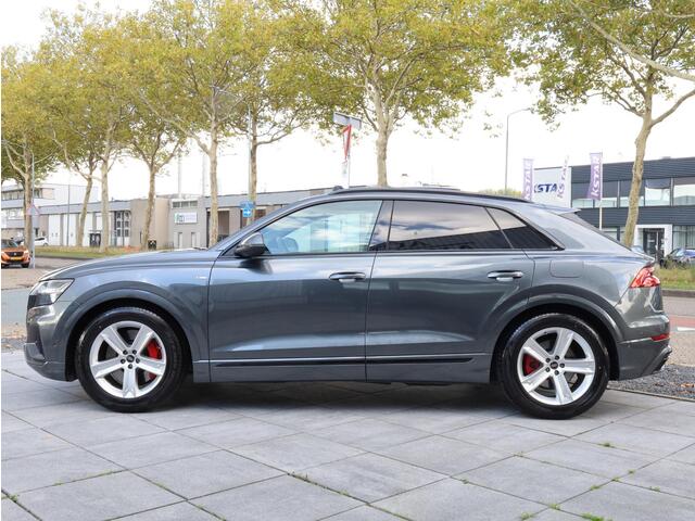 Audi Q8 55 TFSI e quattro S-Line 380PK | Pano | Leer | B&O | 360° | Nightvision | Head-up | Memory | Stoel Ventilatie |