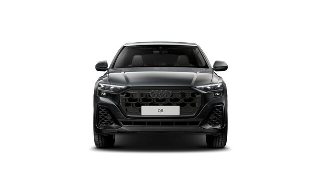Audi Q8 55 TFSI e 394 Tiptronic Pro Line S Automaat | Vierwielbesturing | Glazen panoramadak | Privacy glas (donker getint) | Bang & Olufsen Premium 3D | Optiekpakket zwart plus | Velgen Audi Sport, 10-spaak-trapezoïde, zwart, 10,0Jx23, | Sportstoelen plus voorin