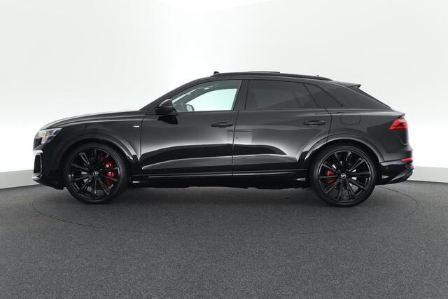 Audi Q8 55 TFSI e 394pk quattro Pro Line S Trekhaak 360Camera Panoramadak Leder Head-Up B&O Memory Laser Led Luchtvering Keyless