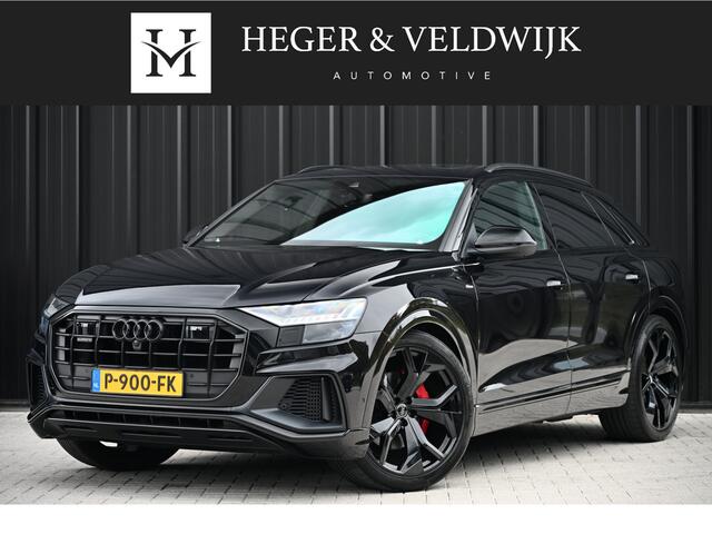 Audi Q8 55 TFSI QUATTRO PRO LINE S | BLACK OPTIC | S-SEATS | B&O ADVANCED | MASSAGE | STANDKACHEL | PANORAMADAK | 360 CAMERA | ALCANTARA | AMBIANCE VERLICHTING | KEYLESS | HEAD-UP | VIRTUAL COCKPIT | LUCHTVERING | STOELVENTILATIE EN -VERWARMING | EL. TREKHAAK | 4