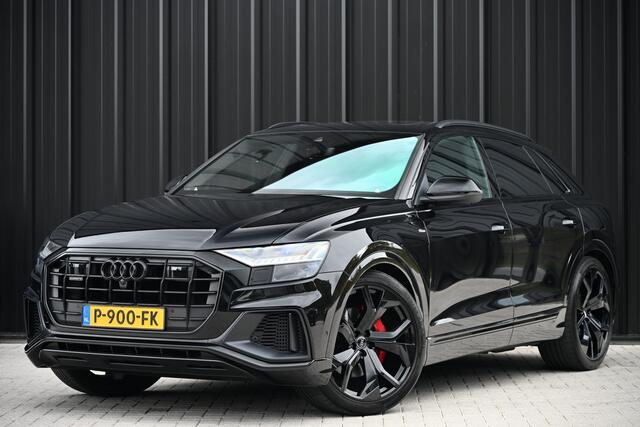 Audi Q8 55 TFSI QUATTRO PRO LINE S | BLACK OPTIC | S-SEATS | B&O ADVANCED | MASSAGE | STANDKACHEL | PANORAMADAK | 360 CAMERA | ALCANTARA | AMBIANCE VERLICHTING | KEYLESS | HEAD-UP | VIRTUAL COCKPIT | LUCHTVERING | STOELVENTILATIE EN -VERWARMING | EL. TREKHAAK | 4