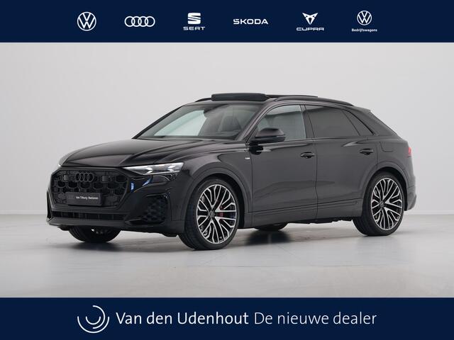 Audi Q8 60 TFSI e quattro Pro Line S S Line Competition Panoramadak Wegklapbare trekhaak 23'' Lichtmetalen velgen Vierwiel besturing 55