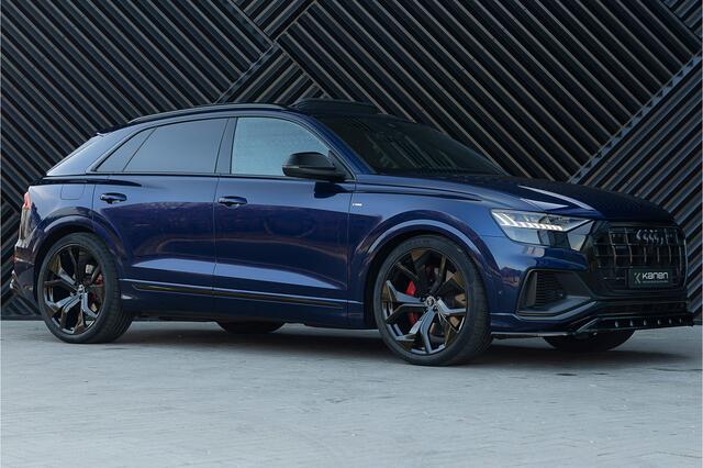 Audi Q8 55 TFSI e quattro S-Line ACC Pano Matrix Head Up B&O S-Stoelen Ambient Softcl. 360 Trekhaak
