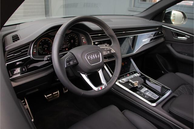 Audi Q8 55 TFSI e Quattro S-Line 394PK NL AUTO | ACC | 360 Cam | Massage + Ventilatie + | Softclose | Carbon | Stoel & Bankverwarming | Lane & Side Assist | Pano | Park Assist | B&O | Head Up | 23"| Matrix | E.TH 3500KG | BTW | Luchtvering | Vierwielbesturing | N