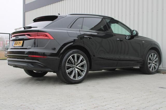 Audi Q8 55 TFSI e quattro Pro Line S | Incl. 12 maanden garantie | Rijklaar | Adaptieve cruise control | Stoel/stuurverwarming | Luchtvering | Uitklapbare trekhaak | Apple carplay/Android auto | 360° camera |