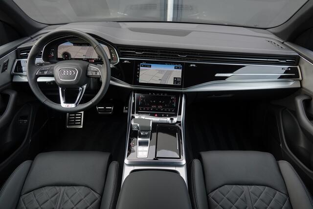 Audi Q8 60TFSI-e 490Pk Aut. | S-Line | vierwielbesturing | Head-Up | Luchtvering | 23''