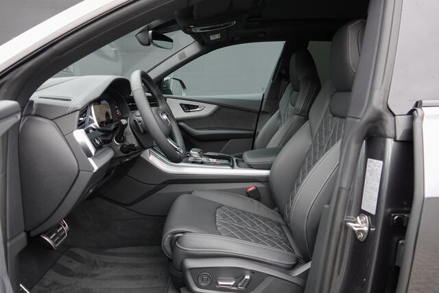 Audi Q8 60TFSI-e 490Pk Aut. | S-Line | vierwielbesturing | Head-Up | Luchtvering | 23''