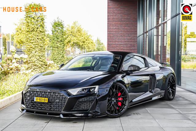 Audi R8 performance quattro 5.2 620pk |Custom titanium uitlaat|KW V4 schroefset|Maxton|carbon exterieur|B&O|virtual cockpit|magnetic ride|parkeercamera|clima control|