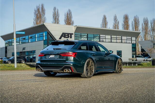 Audi RS6 Avant ABT RS6-S 700 ABT HR22 Matt Racing Gold | Audi Exclusive | Carbon optiek | RS Design pakket rood | Dynamic plus incl keramisch | uitgebreid leder pakket HD Maxtrix LED | Panorama dak | Assistentiepakket Tour + City + Parkeren | B&O sound | Comfort s