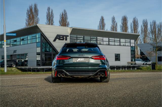 Audi RS6 Avant ABT RS6-S 700 ABT HR22 Matt Racing Gold | Audi Exclusive | Carbon optiek | RS Design pakket rood | Dynamic plus incl keramisch | uitgebreid leder pakket HD Maxtrix LED | Panorama dak | Assistentiepakket Tour + City + Parkeren | B&O sound | Comfort s