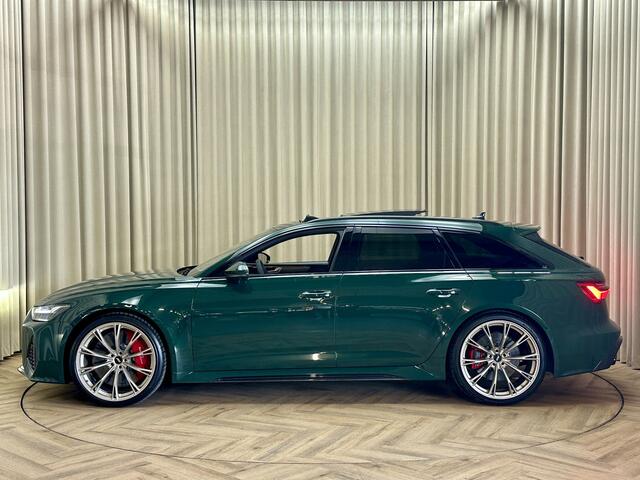 Audi RS6 C8 *ABT 700PK* Goodwood Green / Keramisch / Carbon Pakket / B&O / 22" ABT / HUD / Pano / Stoelventilatie / Soft Close / MATRIX