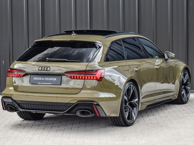 Audi RS6 A6 Avant TFSI QUATTRO | DYNAMIC PACK | B&O SOUND | RS-SPORTUITLAAT | DESIGN PACK | PANORAMADAK | HEAD-UP | SPORT-DIFFERENTIEEL | MATRIX-LED + LASER | AUDI EXCLUSIVE LAK | RS-SPORTSTOELEN + VENTILATIE | COMFORT AIRCO 4 ZONE | 4-WHEEL STEERING | ASSISTENT T