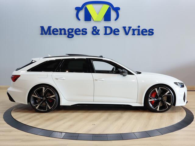 Audi RS6 Avant TFSI quattro Dynamic Plus Keramisch | 4WS | Softclose | Panorama | Laser | B&O | Stoel Ventilatie | Memory | Head UP | Design Pakket Rood