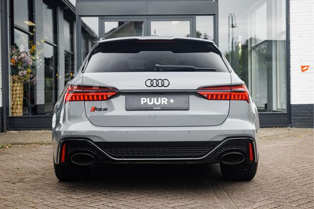 Audi RS6 4.0 TFSI Quattro Nardo Grey Pano - B&O 3D - 360 Camera - Head Up