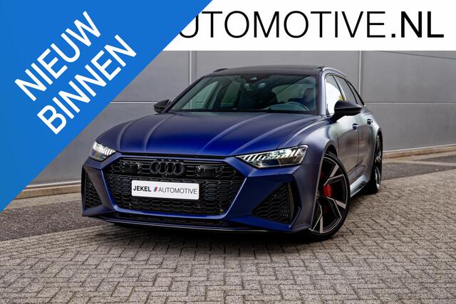 Audi RS6 Avant TFSI quattro Full Option in de bijzondere kleur Frozen Blue