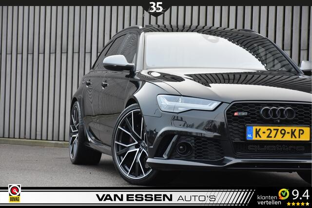 Audi RS6 A6 Avant 4.0 TFSI Quattro Performance Pro Line Plus Pano Massage Stoelventilatie B&O Matrix-Led Goed Onderhouden!