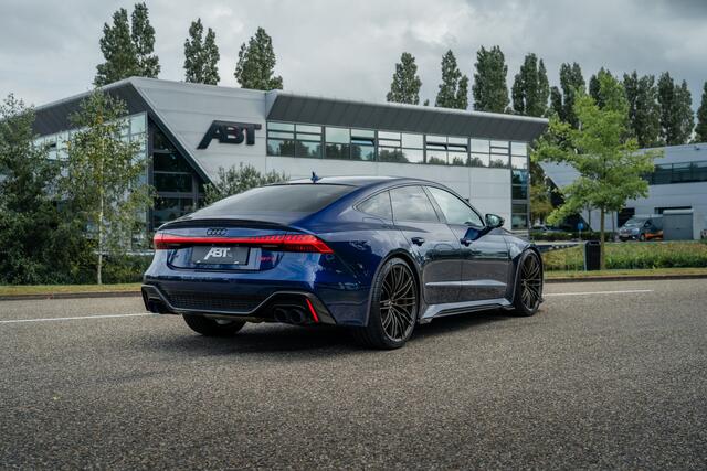 Audi RS7 Sportback ABT RS7-S ABT HR22 matt racing gold | Akrapovic | Audi Exclusive | Carbon optiek | B&O Advanced | Dynamic plus | design pakket rood | alcantara hemel | Carbon interieur | akoestische voorruit