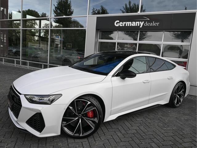Audi RS7 Sportback 4.0TFSI 600pk Quattro Black optic Matt-Individual | Keramiek | B&O | Pano | 4W-best | Softclose | Carbon | Head-Up