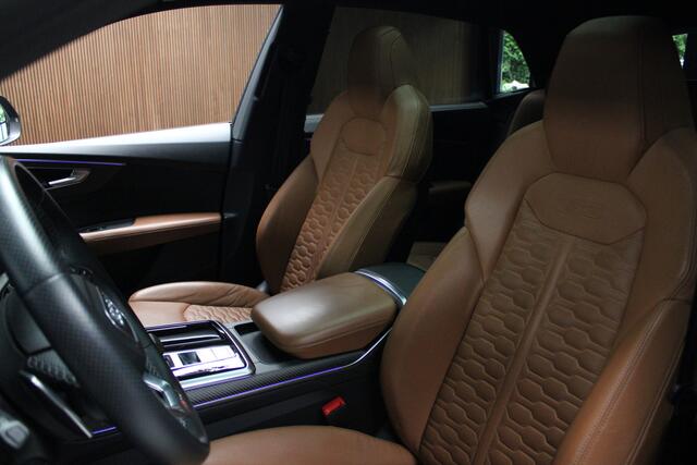 Audi RSQ8 4.0 TFSI B&O Keramisch HUD Carbon ACC Pano Leder Climate (4-zone) Elektr. bedienbaar achterklep Keyless Stoelventilatie Stoelverwarming Sportstoelen Plus Matrix LED LM velgen 23 inch BTW auto