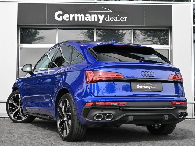 Audi SQ5 Sportback 3.0TDI 342 pk Quattro Ultra Blauw Luchtvering Pano Carbon 360Cam B&O Sfeerverl Trekh.