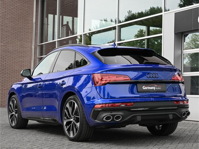 Audi SQ5 Sportback 3.0TDI 342 pk Quattro Ultra Blauw Luchtvering Pano Carbon 360Cam B&O Sfeerverl Trekh.