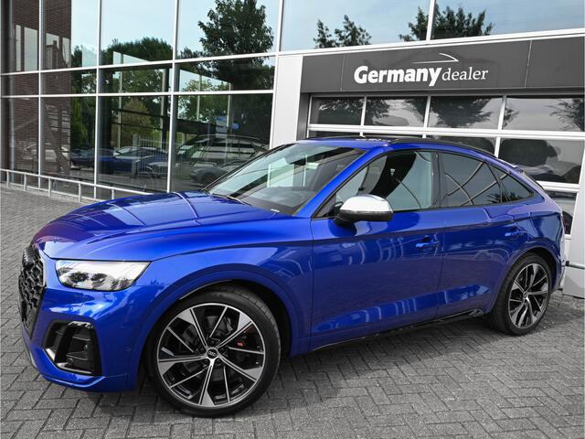 Audi SQ5 Sportback 3.0TDI 342 pk Quattro Ultra Blauw Luchtvering Pano Carbon 360Cam B&O Sfeerverl Trekh.