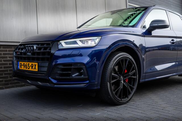 Audi SQ5 3.0 TFSI 354 pk SQ5 Quattro Pro Line Plus S-Line / Lucht-Vering/ Pano-Dak/ Matrix-Led/ Keyless/ Head-Up/ RS-Stoelen/ Stoel.Verw/ B&O-Sound/ 360-Camera/ 21'' LMV