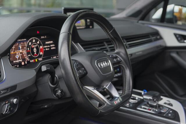 Audi SQ7 4.0 TDI V8 435pk Grijs kenteken Panoramadak Keramisch 4-Wielsturing Luchtvering Virtual cockpit Bose 22" LMV
