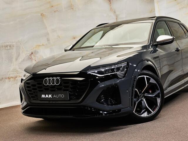 Audi SQ8 e-tron Quattro, NL-auto, 1e eig., pano, 21", luchtv., S Sportstoelen, B&O, matrix-LED, memory, 360 camera, leder, keyless, ACC, privacy
