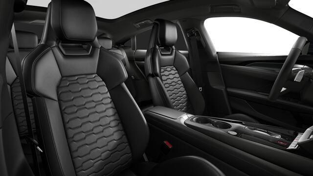 Audi e-tron GT Quattro S e-tron GT 97kWh 592 2AT Automaat | Velgen, gegoten lichtmetaal 21" "5-dubbelspaak-Konkavmodule"-design | Optiekpakket zwart plus | Matrix-ledkoplampen met dynamische knipperlichten | Sportstoelen pro voorin | Designpakket rood