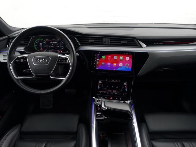 Audi e-tron 55 quattro Business edition Plus 95 kWh 2x Laadpoort, Panoramadak, Memory, Carplay, Leder Sport Interieur, Sfeerverlichting