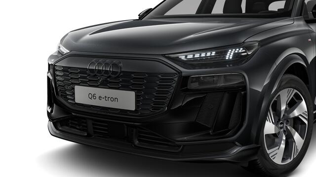 Audi e-tron Q6 performance 306 1AT S Edition Automaat | S line-interieur met sportstoelen en zwarte stoffen-kunstlederen bekleding | Exterieurpakket zwart
