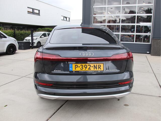 Audi e-tron Sportback 55 quattro Advanced ed. Plus 95 kWh Leder, 1e eig, NL auto, 23 inch RSQ8, NIEUW!! Zomer aanbieding!