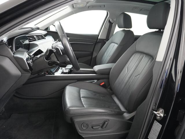 Audi e-tron 50 Quattro Launch Edition Plus 71kWh Leder Panoramadak Adap.Cruise Android Auto Wireless Apple Carplay Navi Ecc Luchtvering Memory Stoelverwarming Led Elek.Achterklep Keyless 1e Eigenaar Origineel Nederlandse Auto