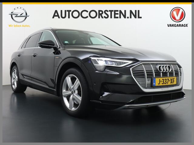 Audi e-tron 55 Quattro 95kWh 408PK Trekhaak Leder/Alcantara Panoramadak Adap.Cruise Navi Ecc Stoelverwarming Business Edition Plus Luchtvering Memory Lmv Elek.Achterklep Privacy Glas Keyless 1e Eigenaar 1.800KG Trekgewicht Zeer compleet!