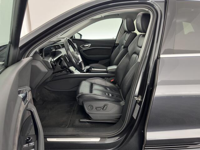 Audi e-tron 55 quattro Business edition Plus 95 kWh [ 3-Fase ] (INCL-BTW) *PANO | LUXURY-LEATHER | ADAPTIVE-CRUISE | FULL-LED | DIGI-COCKPIT | KEYLESS | MEMORY-PACK | CAMERA | NAVI-FULLMAP | SHIFT-PADDLES | DAB+ | COMFORT-SEATS | 20''ALU*