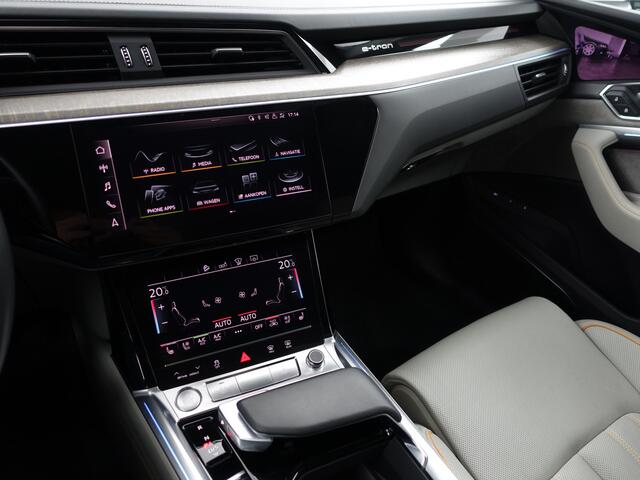 Audi e-tron 55 Quattro Advanced Pro Line Plus 95 kWh- Exclusive Interieur, Stoelmassage, Camera Spiegels, Bang Olufsen, Head Up