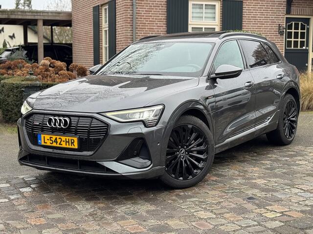 Audi e-tron 55 quattro S-line 95 kWh|PANO|LEER|BLACK|