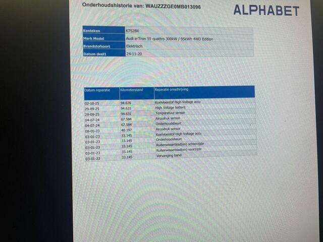 Audi e-tron 55 quattro edition 95 kWh - Navi, Clima, Cruise