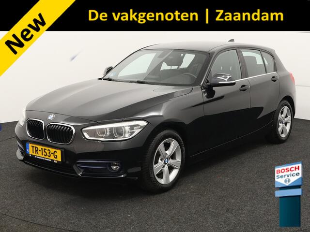 BMW 1-SERIE automaat 118i Corporate Lease Executive navi full map, cruise, leer, bluetooth, led, pdc, Lmvelg L, parkeersensoren achter, hill hold functie, Bandenspanningscontrolesysteem, Stuurbekrachtiging snelheidsafhankelijk, stuur multifunc mooie strake automaat. 