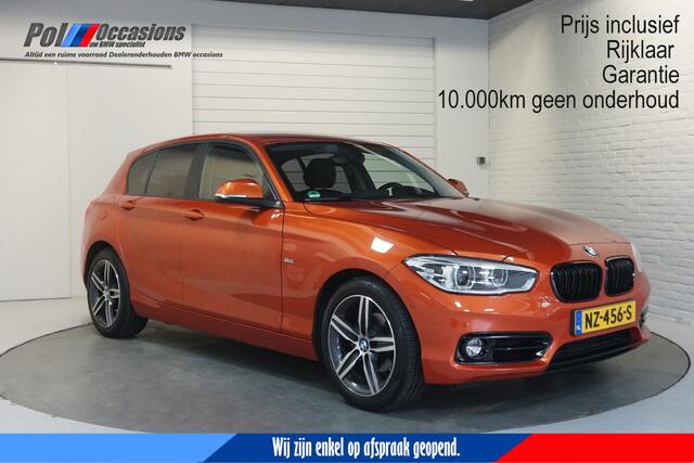 BMW 1-SERIE 118i Sportline | Automaat | Leder | Navig | LED | Valencia orange