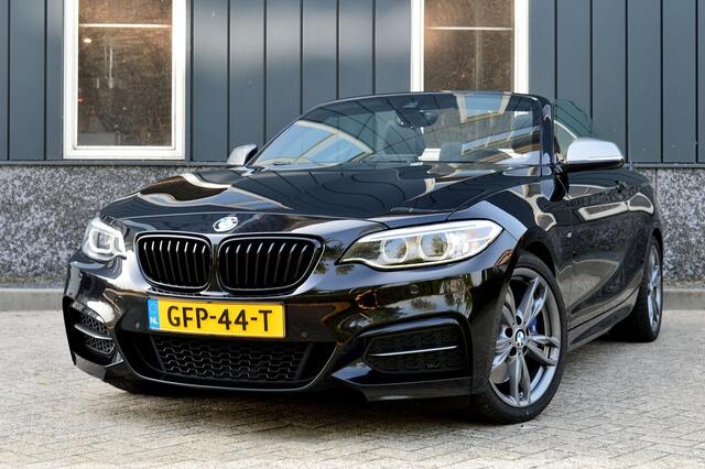 BMW 2-SERIE Cabrio M240i xDrive High Executive Rijklaarprijs-Garantie Navigatie Led Leder Camera 1e Eigenaar