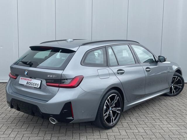 BMW 3-SERIE Touring 330i M-Sport Touring Automaat Navigatie, Climate Control, Adaptive Cruise Control, LED, 18"Lm, Half Leder/Alcantara
