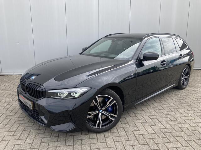 BMW 3-SERIE Touring M-Sport Automaat 330i Wegklapbare trekhaak, Achteruitrijcamera, Lederen bekleding, PDC v+a