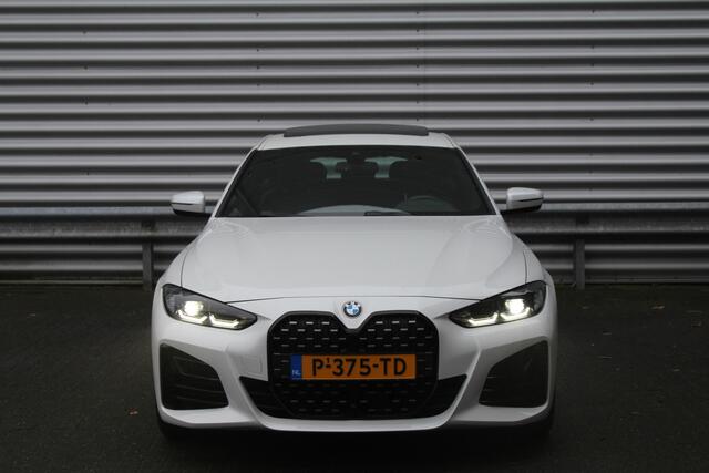 BMW 4-SERIE Gran Coupé 420i 184pk Business Edition Plus Automaat NL-Auto NAP Clima Cruise Navi Camera Schuif-kanteldak 17"LMV Leder El. Klep